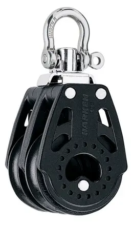Harken dobbeltblokkesvirvel 40/10mm