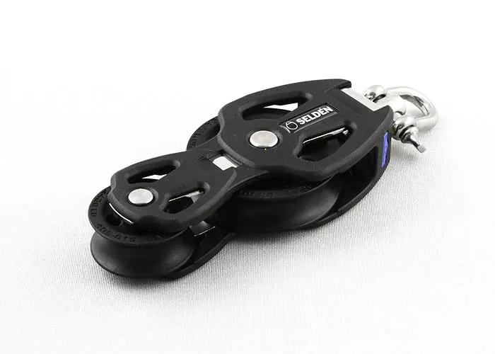 Selden violinblokke med svirvel 14mm