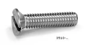 Maskinskrue Fladhovedet M4x70mm. FP=4st
