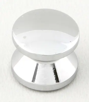 Knop forcromet messing