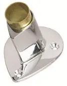 Flagspilholder 25mm ovalt fæste
