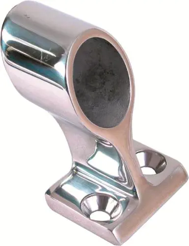Gelænderholder 25mm 60° endedel Stævn