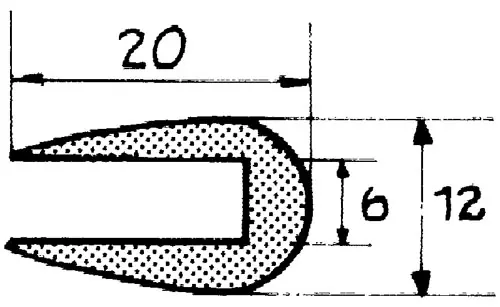 Rælingsliste RL4 12m
