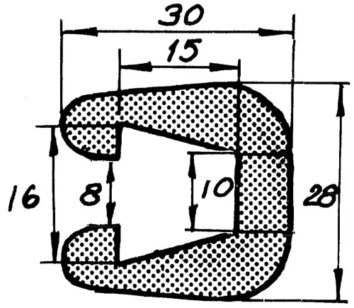 Rælingsliste RL14 18m