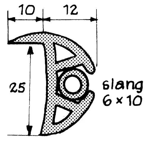 Rælingsliste RL41 12m