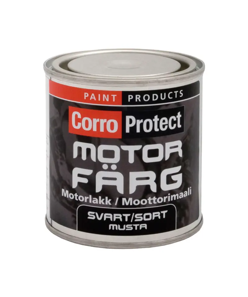 Motormaling sort 250ml