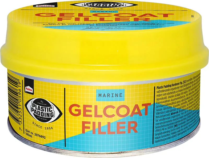 Gelcoatfiller hvid dåse 180ml