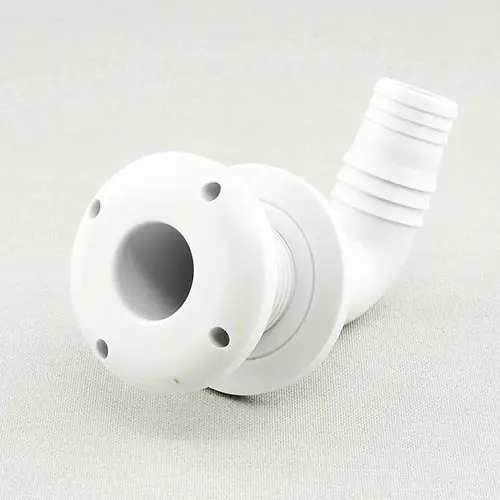 Plastgennemtiling vinklet