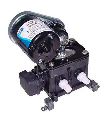Par trykvandpump remdriven