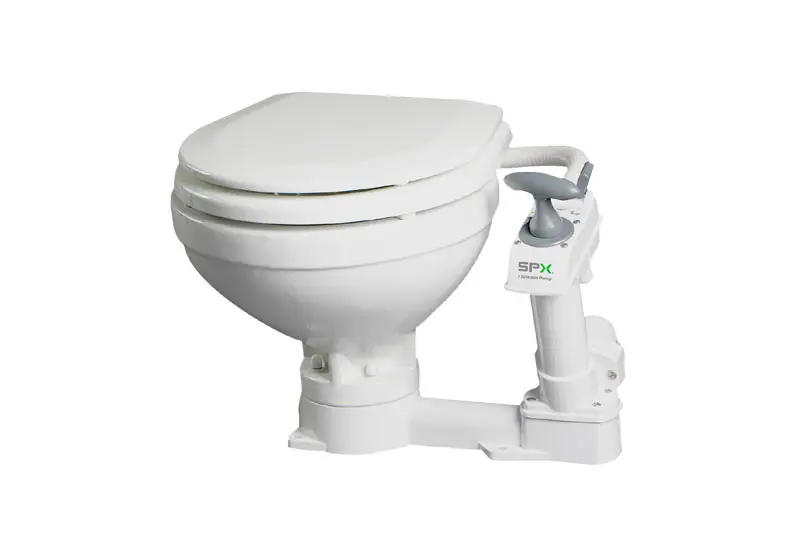 toilet Johnson Aqua manuelt, Stor skål