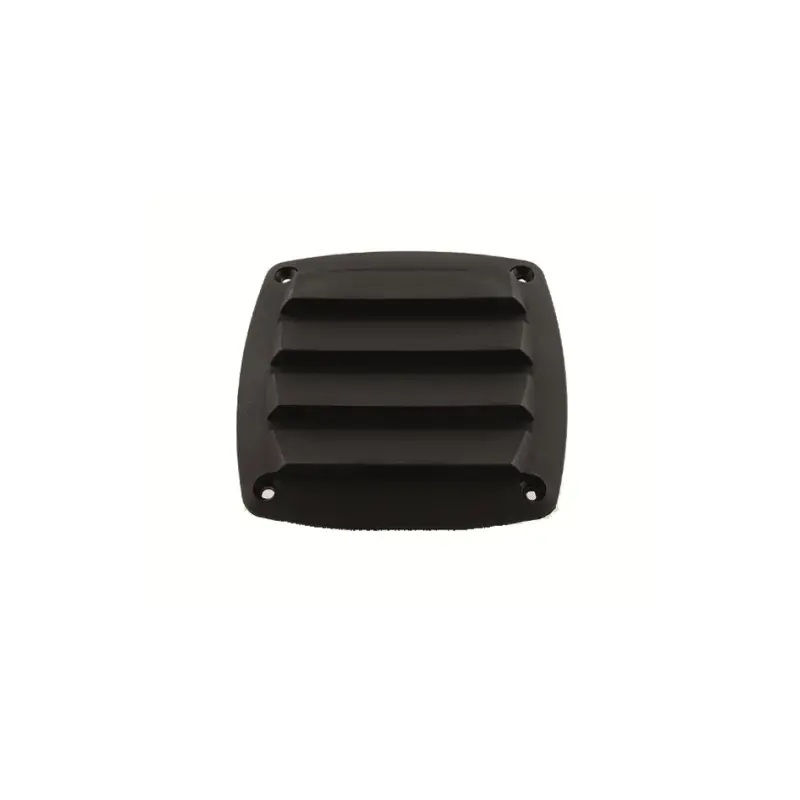 Ventilgæller sort 85x85mm