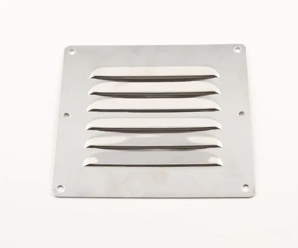 Ventilgæller rustfri 127x115mm