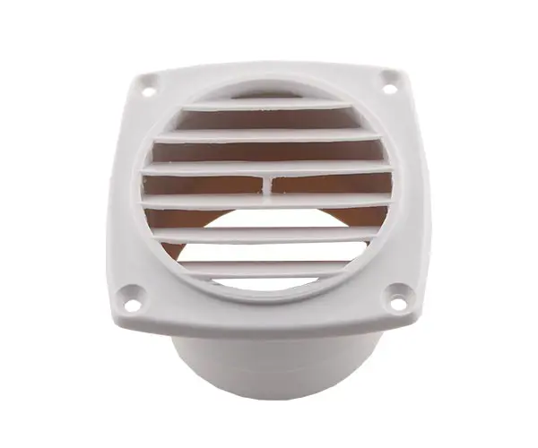 Ventilgæller plast hvid92x92mm