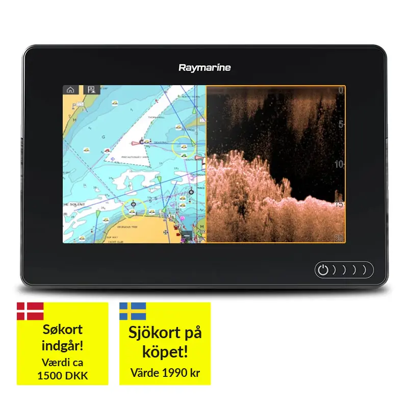 Raymarine Axiom 7tomme DV Plotter/ekkolod