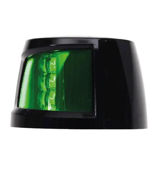 Lanterne LED Styrbord sort 2NM lille