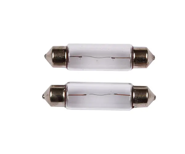 Glødepære avLang 12V 10W FP=2st
