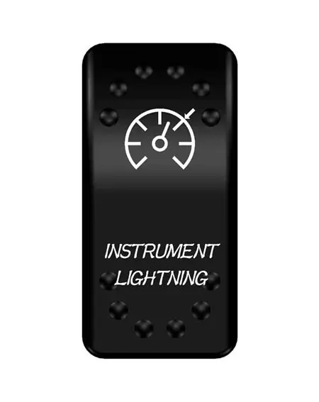 Knap/låg med symbol Instrumentbelysning