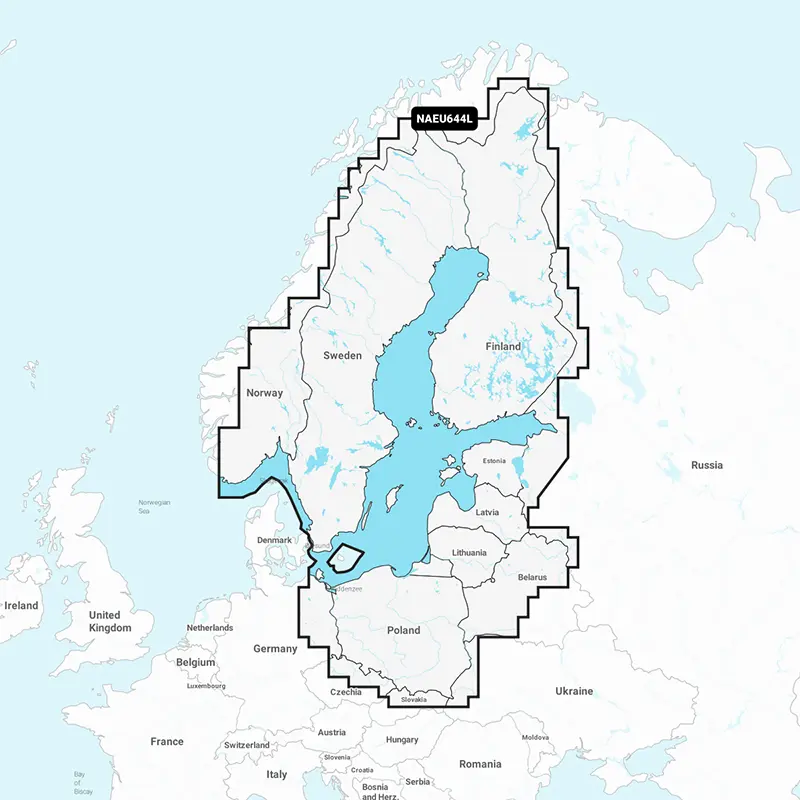 Navionics+ NAEU644L Østersøen LARGE