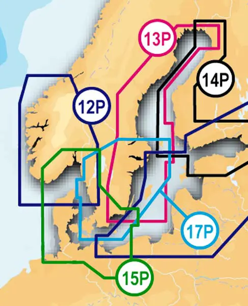 Navionics Platinum mSD/SD 15p+ XL3 vestkusten-Danmark