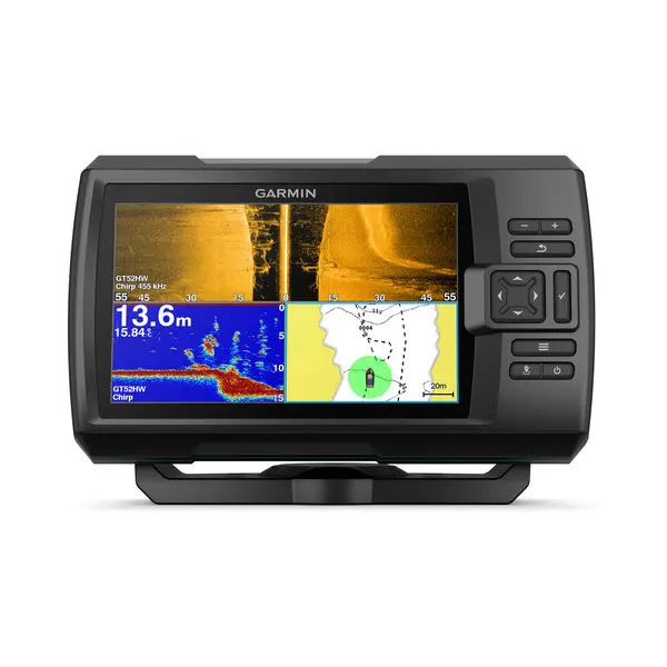Garmin Striker Plus 7sv med Agtergiver GT-52, 12 pin