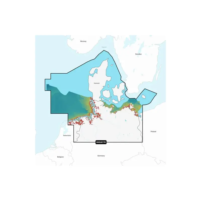 Garmin Navionics Vision+ NVEU077R Danmark og Nordtyskland