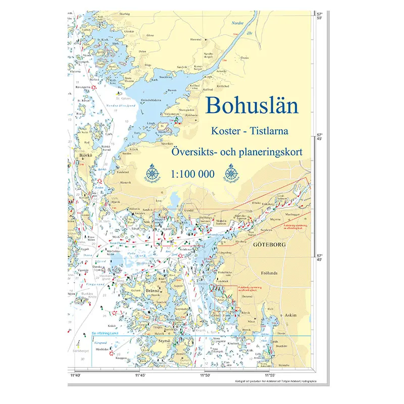 Hydrographica Oversigtskort Bohuslæn