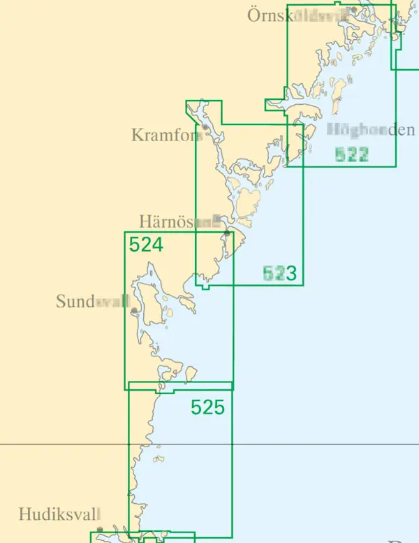 søkort nr 523