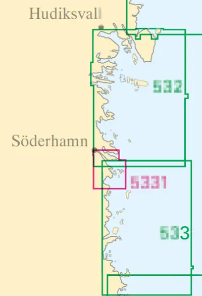 søkort nr 533