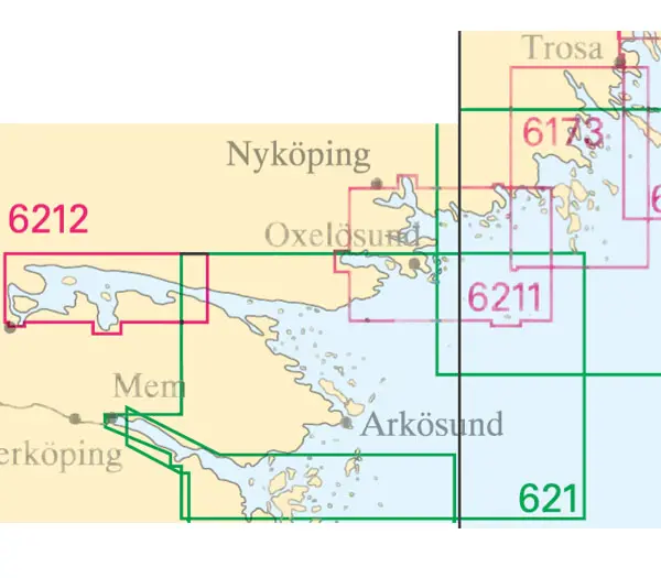 søkort nr 621