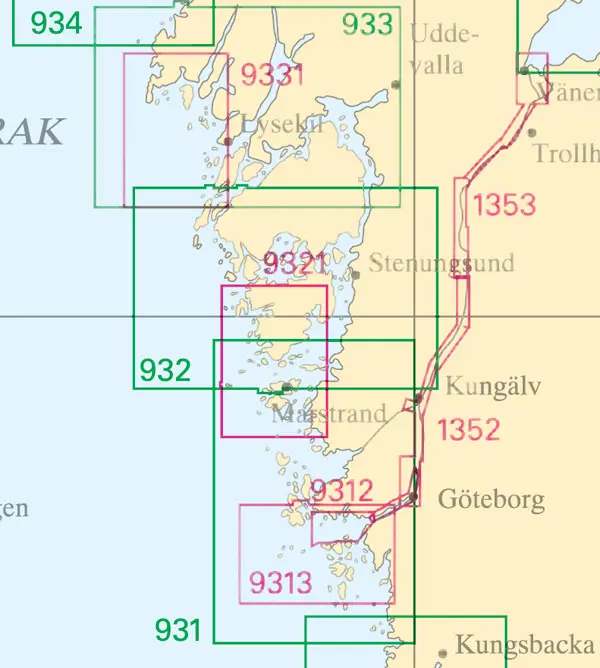 søkort nr 932