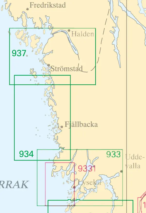 søkort nr 933