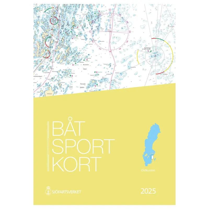 Bådsportsøkort Østkysten Sverige 2023
