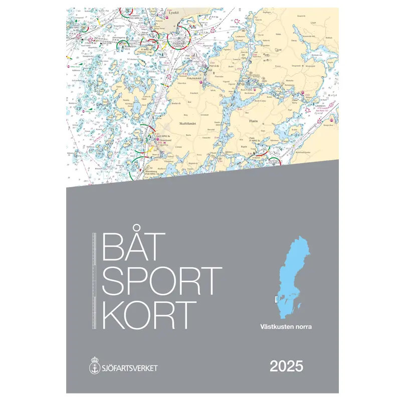 Bådsportsøkort Vestkysten nord 2023