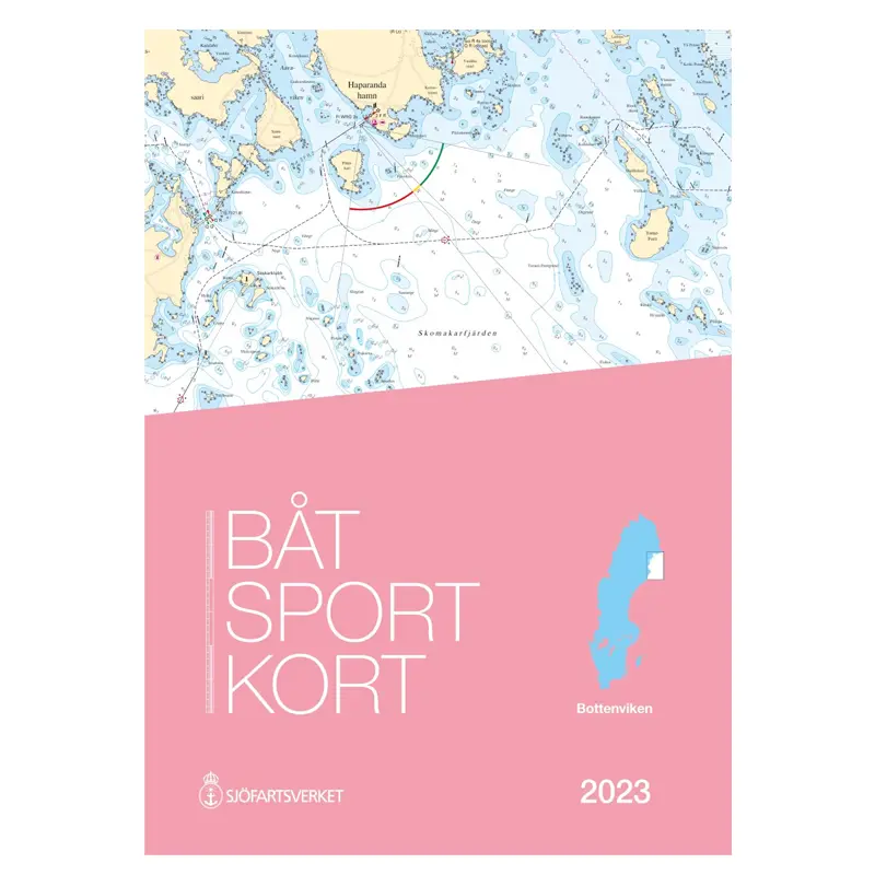 Bådsportsøkort Den Botniske Bugt i Sverige 2023