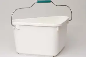 Spand Trekantet 15liter hvid