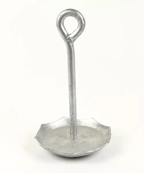 Tallerkenanker 3kg galvaniseret