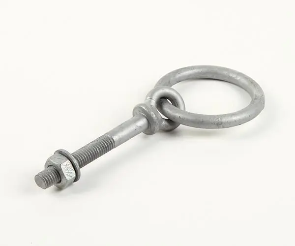 Bådring med bolt 10x75mm