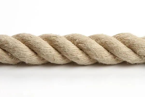 Gelænderreb syntet 36mm naturfarvet 4-slået