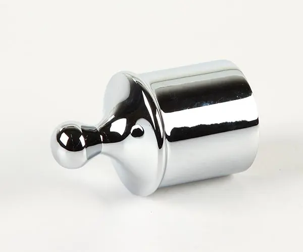 Endebeslag med kugle 36mm krom