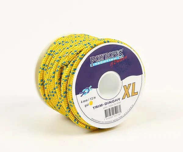 Minitrimline 4mm 12m gul
