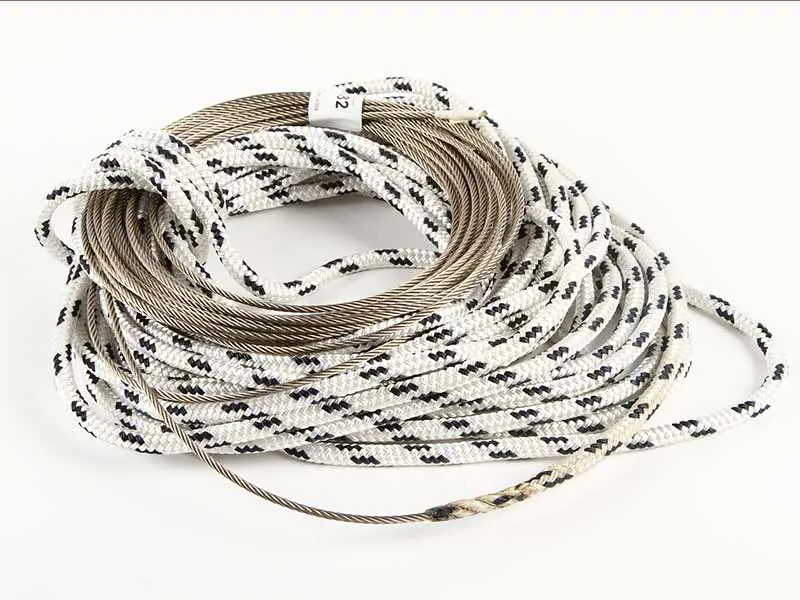 Wirefald 3x10m och 13m Hvid/blå