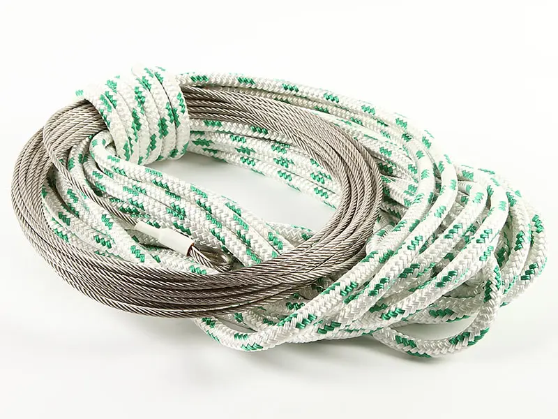 Wirefald 3x10m och 13m Hvid/grøn