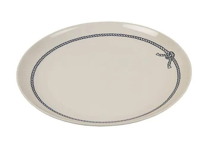 Tallerken stor Blue Rope