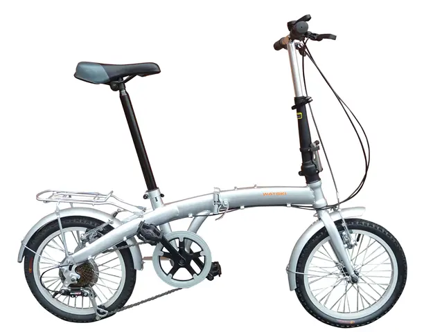 Cykel 16 tomme silvermetallic