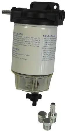 Brændstoffilter med holder 10micron