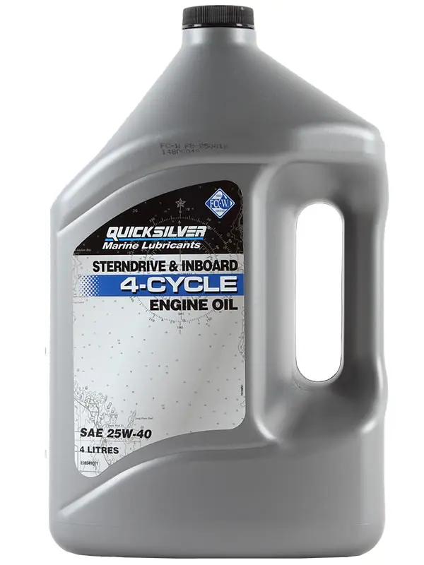 Quicksilver Motorolie >75hk ind. & påhæng. benzin, 4l