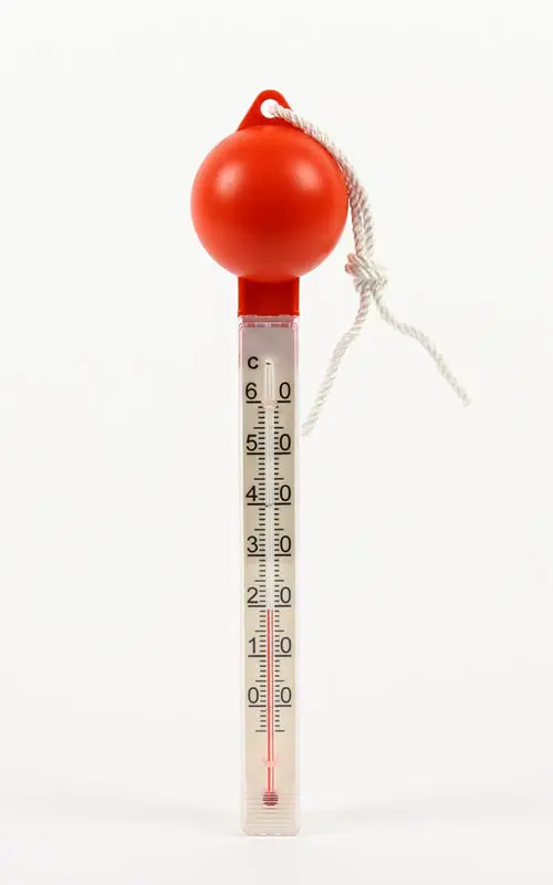 Badtermometer stor med lod