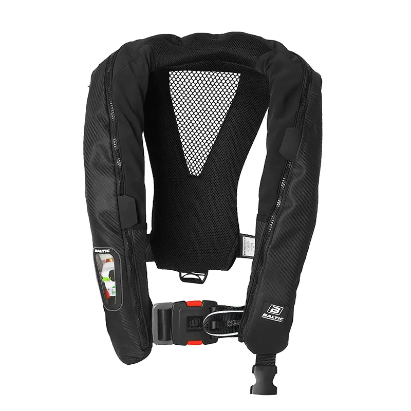 Baltic Carbon med harness, sort