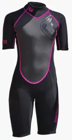 Våddragt Dame Base Shorty Magenta XL/42