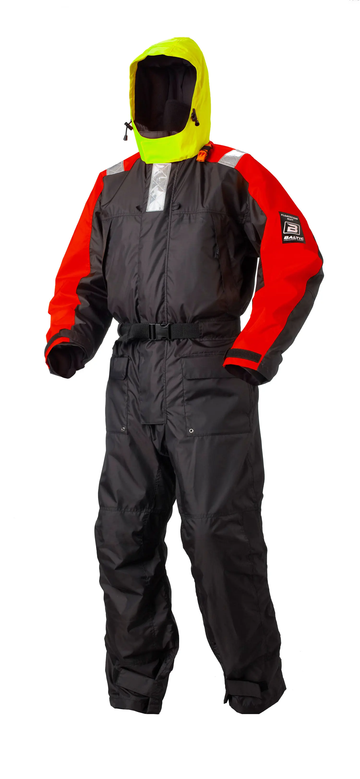 Baltic Flydedragt Amarok sort/rød Barn, 25-30kg